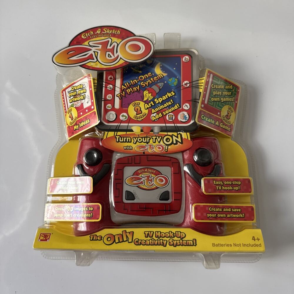 Vintage ETCH A SKETCH ETO Electronic Plug and Play Game Ohio Art 2004 NEW